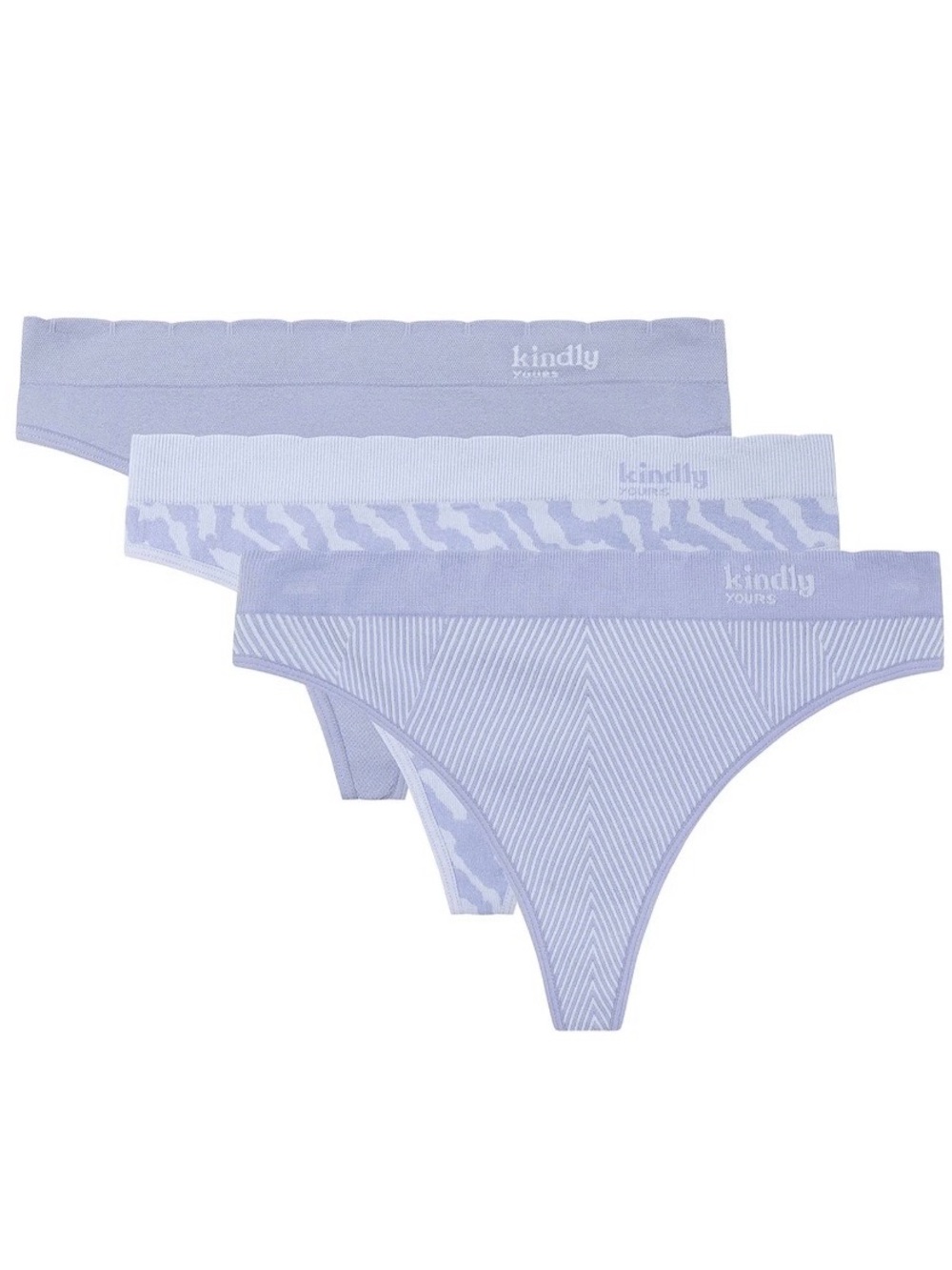 Kindly Yours Seamless Thong Panties Size XXL